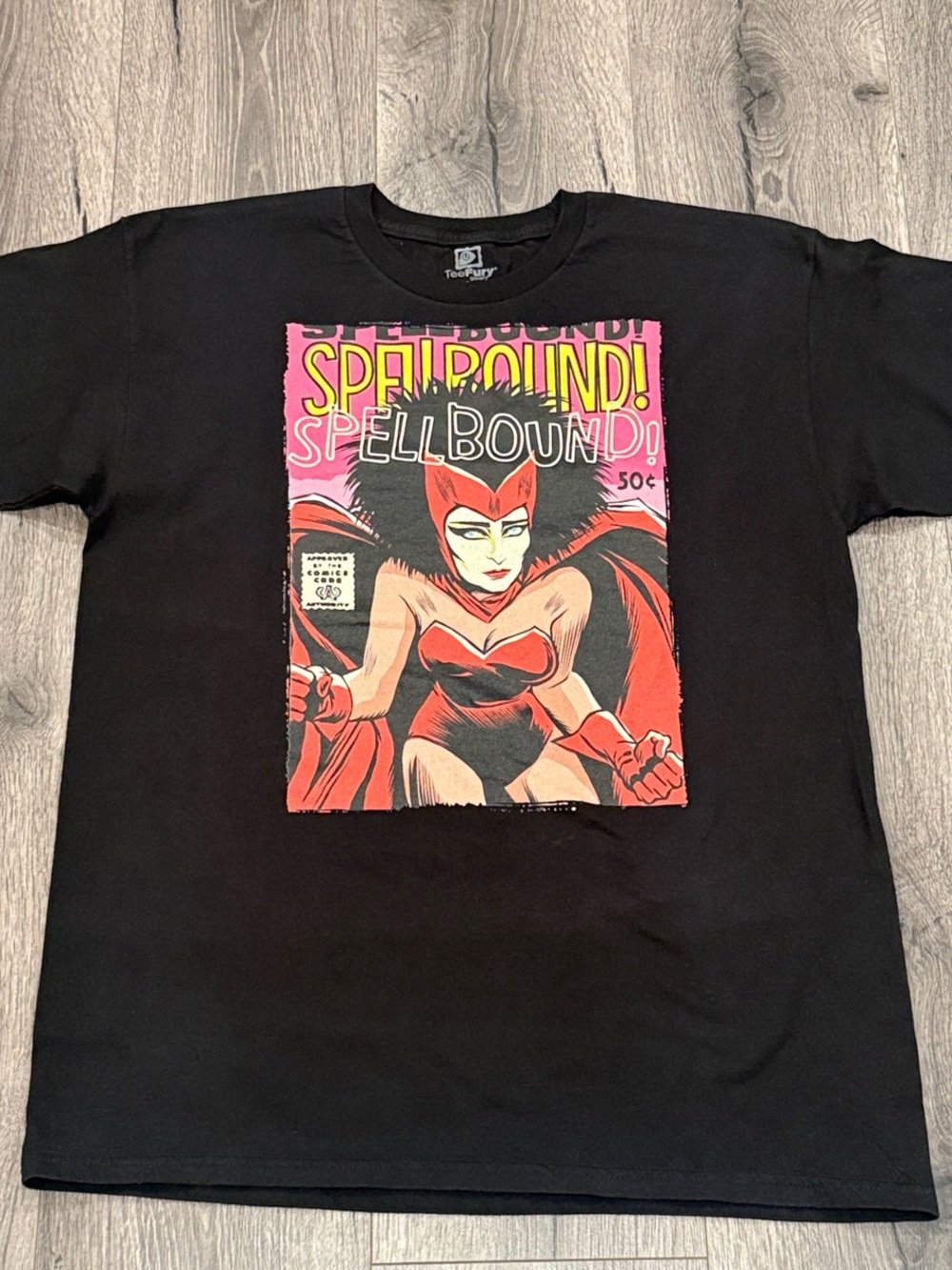 🧨TeeFury Siouxsie Sioux x Scarlet Witch Spellbound Mashup T- Shirt Marvel Punk